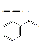 5-Fluoro-2-(methylsulfonyl)nitrobenzene 化学構造式