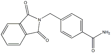 4-[(1,3-Dioxoisoindol-2-yl)methyl]benzamide Structure