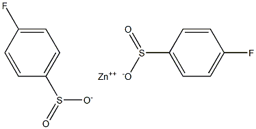 4-氟苯亚磺酸锌,,结构式