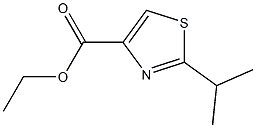 Ethyl 2-isopropyl-4-thiazolecarboxylate Structure