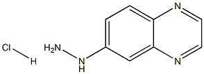 6-hydrazinylquinoxaline hydrochloride, 2411635-88-4, 结构式