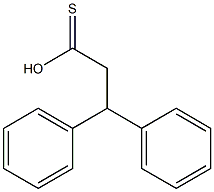 Diphenylmethylthioacetic acid 结构式