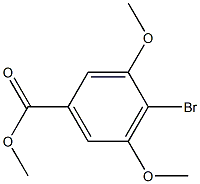 Methyl 4-bromo-3,5-dimethoxybenzoate 化学構造式