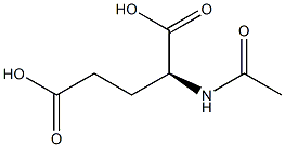 乙酰谷氨酸, , 结构式