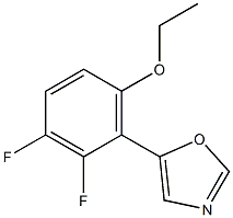 5-(6-ethoxy-2,3-difluorophenyl)oxazole Structure