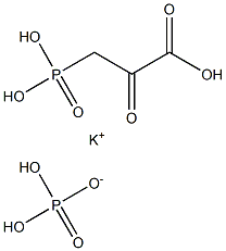 Phosphopyruvate, potassium dihydrogen phosphate (unlabeled) Structure