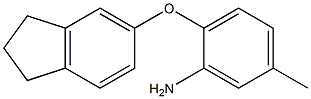 2-(2,3-DIHYDRO-1H-INDEN-5-YLOXY)-5-METHYLPHENYLAMINE