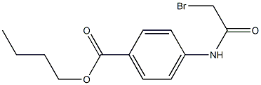 BUTYL 4-[(BROMOACETYL)AMINO]BENZOATE Struktur