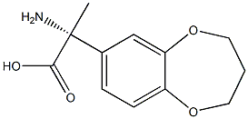 2-(2H,3H,4H-BENZO[B]1,4-DIOXEPIN-7-YL)(2R)-2-AMINOPROPANOIC ACID 结构式