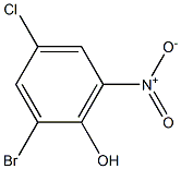 2-BROMO-4-CHLORO-6-NITROPHENOL Structure