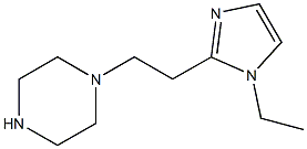 1-[2-(1-ETHYL-1H-IMIDAZOL-2-YL)-ETHYL]-PIPERAZINE,,结构式