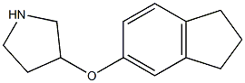 2,3-DIHYDRO-1H-INDEN-5-YL 3-PYRROLIDINYL ETHER