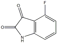 4-Fluoroisatin 化学構造式