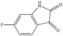 6-Fluoroindoline-2,3-dione Structure