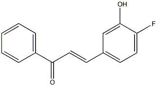 4Fluoro-3-HydroxyChalcone Structure