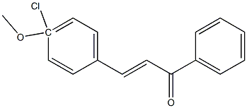 4-Methoxy-4ChloroChalcone,,结构式