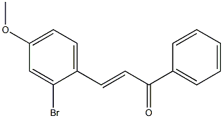 4Methoxy-2-BromoChalcone Structure