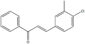3-Methyl-4ChloroChalcone,,结构式
