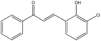 2Hydroxy-3-ChloroChalcone Struktur