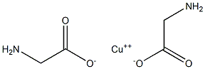 Copper(II) diglycine,,结构式