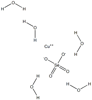 Copper(II) selenate pentahydrate,,结构式