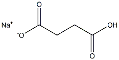 Sodium hydrogen succinate 化学構造式