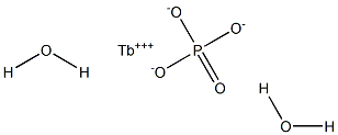 Terbium(III) orthophosphate dihydrate 结构式
