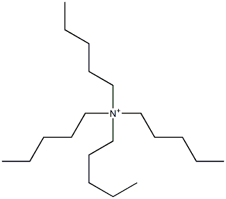 Tetraamylammonium ion 化学構造式