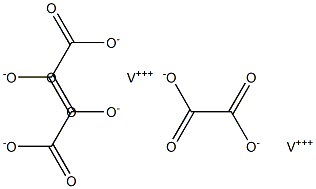 Vanadium(III) oxalate Structure