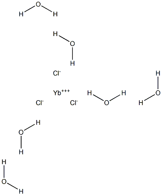 Ytterbium(III) chloride hexahydrate 化学構造式