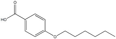 P-n-hexyloxybenzoic acid Struktur