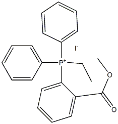 甲氧甲酰基乙基三苯基碘化膦, , 结构式