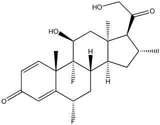 二氟可龙 结构式