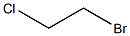 Chlorobromoethane Structure