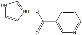 Imidazolium nicotinic acid