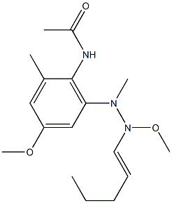 2,3-dimethoxy-5-dimethyl-6-acetamidopentenyl phenylhydrazine