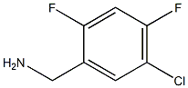 5-chloro-2,4-difluorobenzylamine Structure