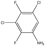 2,4-二氟-3,5-二氯苯胺 结构式