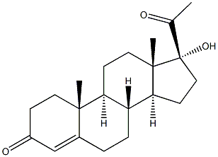 17A羟基黄体酮 结构式