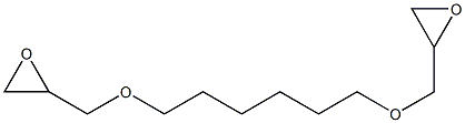 1,6-己二醇二缩水甘油醚 结构式