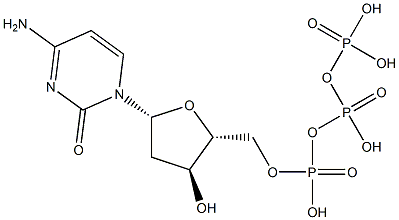 脱氧胞苷三磷酸, , 结构式