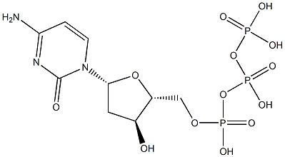 Deoxycytidine triphosphate 化学構造式