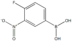 3-nitro-4-fluorobenzeneboronic acid Struktur