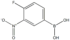 3-nitro-4-fluorobenzeneboronic acid Structure