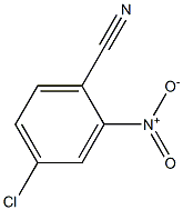 4-氯-2-硝基苯腈,,结构式