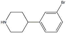 4-m-bromophenylpiperidine Struktur