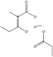 丙酸铬, , 结构式