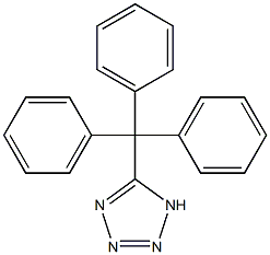 5-三苯甲基-1,2,3,4-四氮唑 结构式