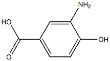 4-羟基3-氨基-苯甲酸 结构式