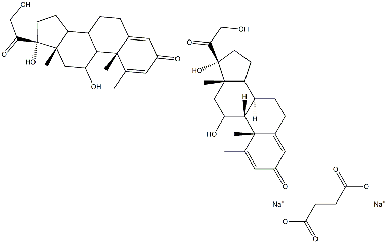 甲泼尼龙琥珀酸钠, , 结构式